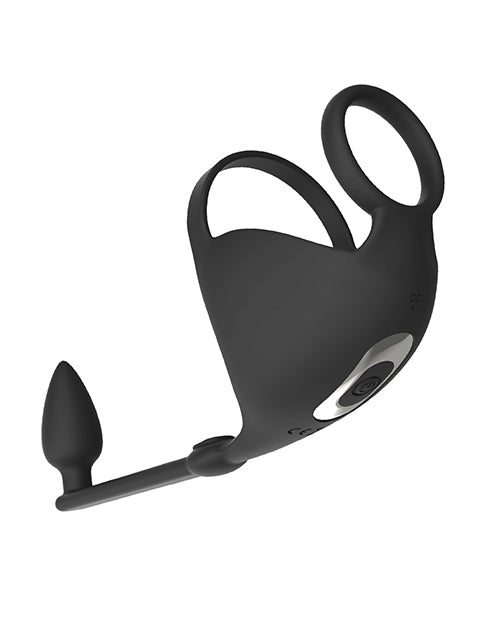 Magic Scrotum Massager Plus w/Remote Control - Black