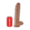 King Cock 11" Cock w/Balls - Tan