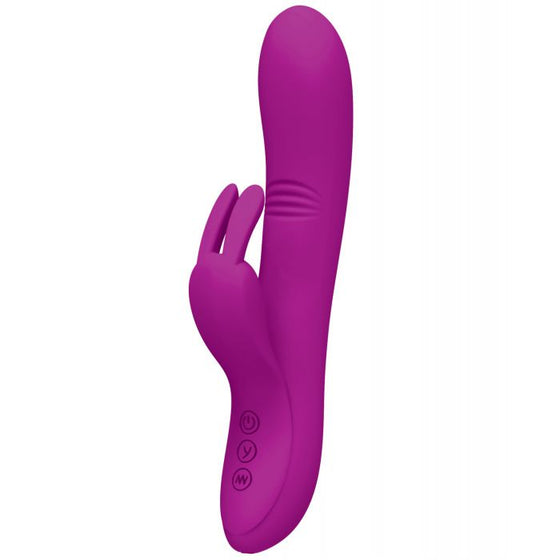 Pretty Love Dylan Bunny Ears Come Hither Rabbit 11 Functions - Fuchsia