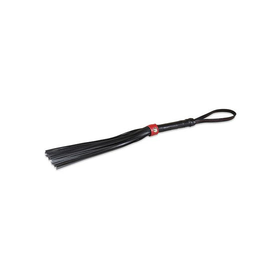 Sultra 14" Lambskin Flogger - Black/Red