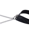 Sportsheets Velvet Noir Collar & Removable Clamps - Black