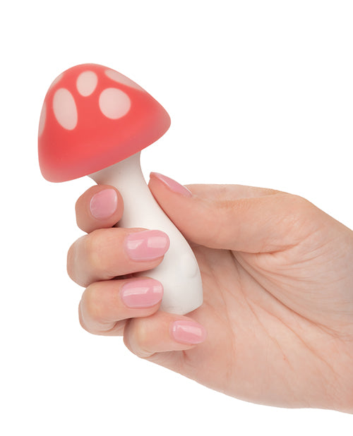 Naughty Bits Muff Shroom Playful Massager - Red/White