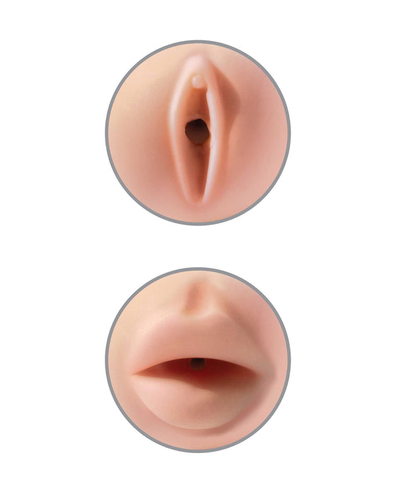 Pipedream Extreme Toyz Tight Grip Dual Density Squeezable Strokers - Pussy & Mouth