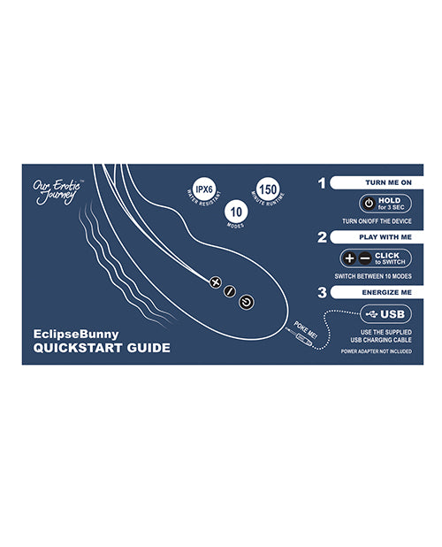 Space Eclipse Bunny Clitoris Vibe - Black