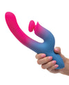 Elation Thrusting Dual Stimulator - Blue/Pink