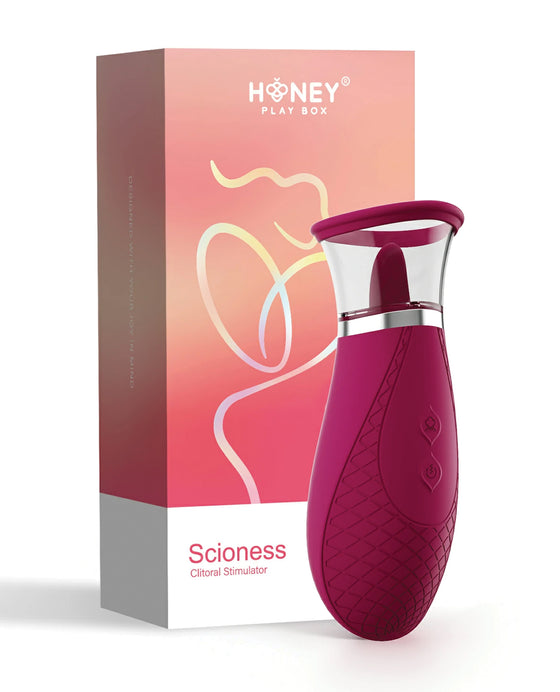 Scioness Sucking and Licking Clitoral Stimulator - Pink