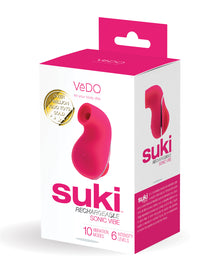  VeDO Suki Rechargeable Vibrating Sucker - Foxy Pink
