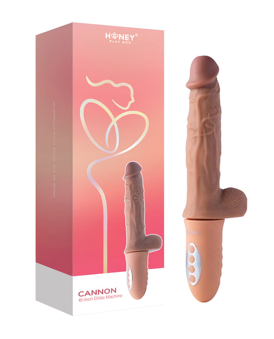 Cannon 10" Dildo Handheld Sex Machine - Light