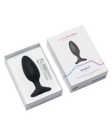 Lovense Hush 2 1.75" Butt Plug - Black