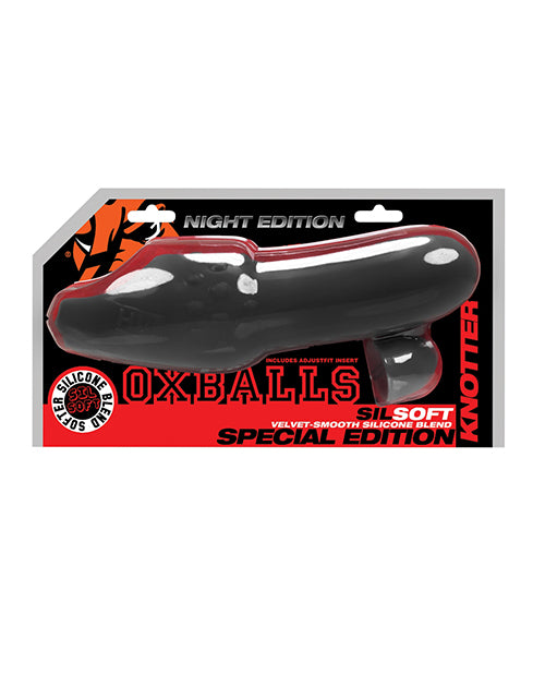 Oxballs Knotter Velvety Swelled Adjust-Fit Cocksheath - Special Edition Night