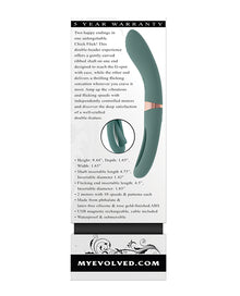  Evolved Chick Flick G-Spot Vibrator -  Teal