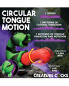 Creature Cocks Tongue Lasher Silicone Vibrator