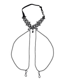  Sex & Mischief Lace Collar with Nipple Ties