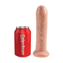  King Cock 7" Uncut Dildo - Flesh