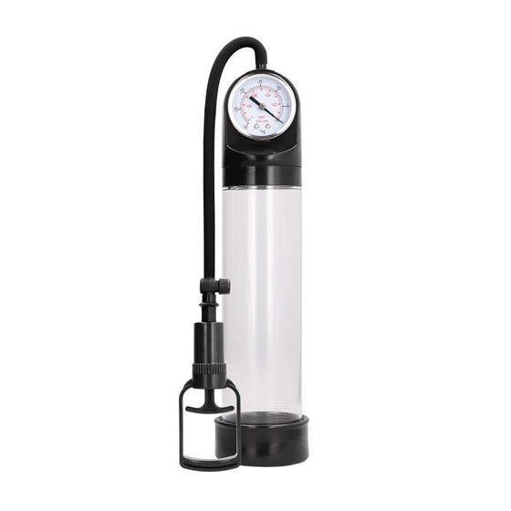 Shots Pumped Comfort Pump w/Advanced PSI Gauge - Transparent