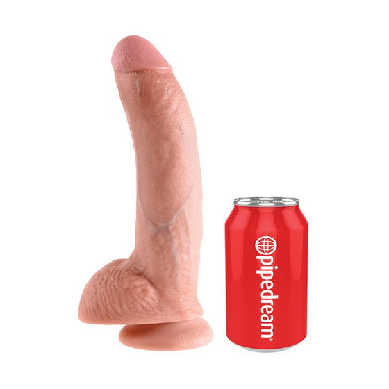 King Cock 9" Cock w/Balls - Flesh