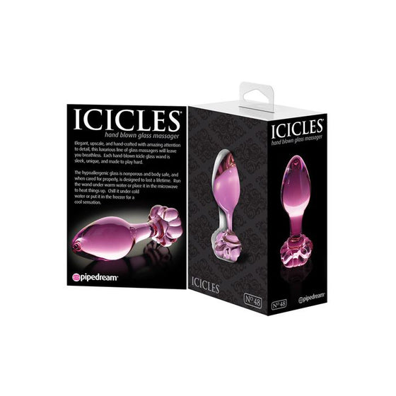 Icicles No. 48 Butt Plug - Pink