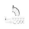 Shots Man Cage Chastity 3.5" Cock Cage Model 2 - Clear