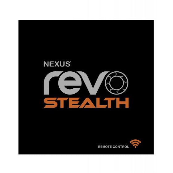 Nexus Revo Stealth Remote Control Rotating Prostate Massager - Black