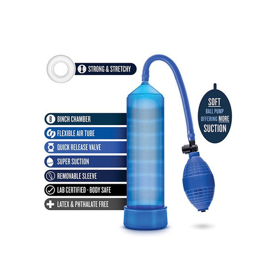 Blush Performance VX101 Male Enhancement Pump - Blue