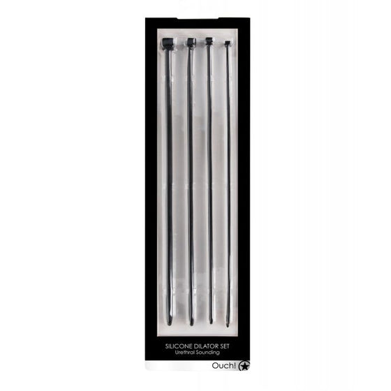Shots Ouch Urethral Sounding Dilator Set - Black