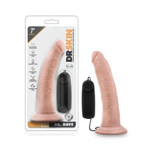  Blush Dr. Skin Dr. Dave 7" Cock w/Suction Cup - Vanilla