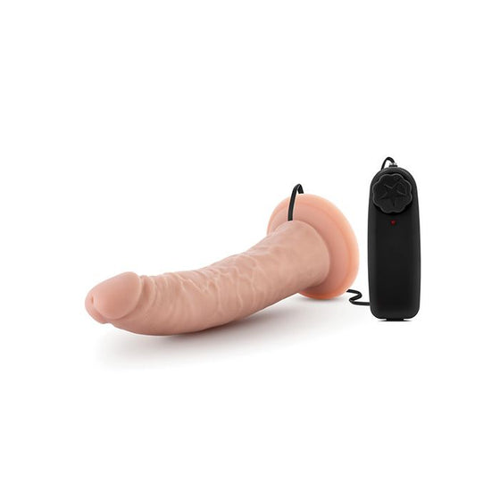 Blush Dr. Skin Dr. Dave 7" Cock w/Suction Cup - Vanilla