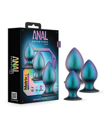  Blush Anal Adventures Matrix Metaverse Plug Kit - Spruce