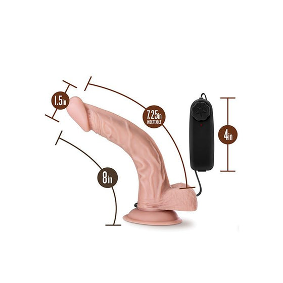 Blush Dr. Skin Dr. Sean 8" Cock w/Suction Cup - Vanilla