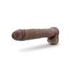 Blush Au Naturel Daddy 14" Sensa Feel Dual Density Dong w/Suction Cup - Chocolate