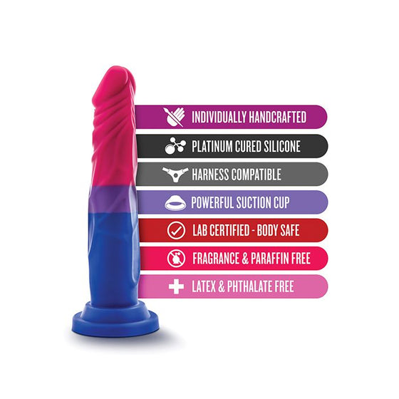 Blush Avant P8 Bisexual Pride Dildo - Love