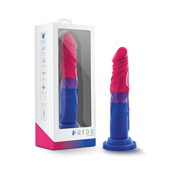 Blush Avant P8 Bisexual Pride Dildo - Love