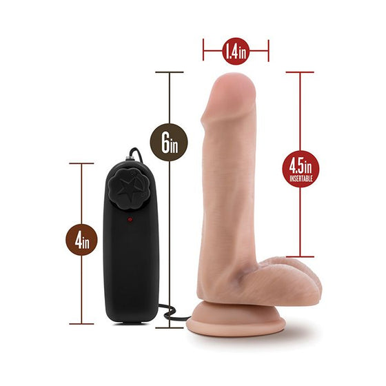 Blush Dr. Skin Dr. Rob 6" Cock w/Suction Cup - Vanilla