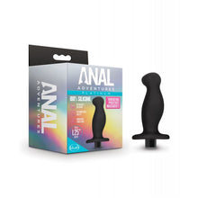  Blush Anal Adventures Platinum Silicone Vibrating Prostate Massager 02 - Black