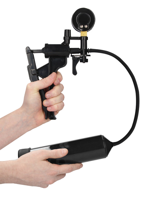 Shots Pumped Elite Beginner Pump w/PSI Gauge - Black
