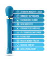 Blush Dianna Wand Massager - Teal