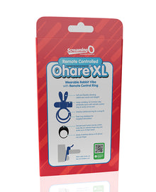  Screaming O Ohare Remote Controlled Vibrating Ring - XL Blue