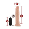 Blush Dr. Skin Dr. Throb 9.5" Cock w/Suction Cup - Vanilla