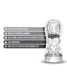  Blush M for Men Soft & Wet Magnifier Stroker - Clear