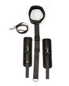 Sei Mio Neck Firmly in Check Adjustable Neck & Wrist Restraint Kit - Black