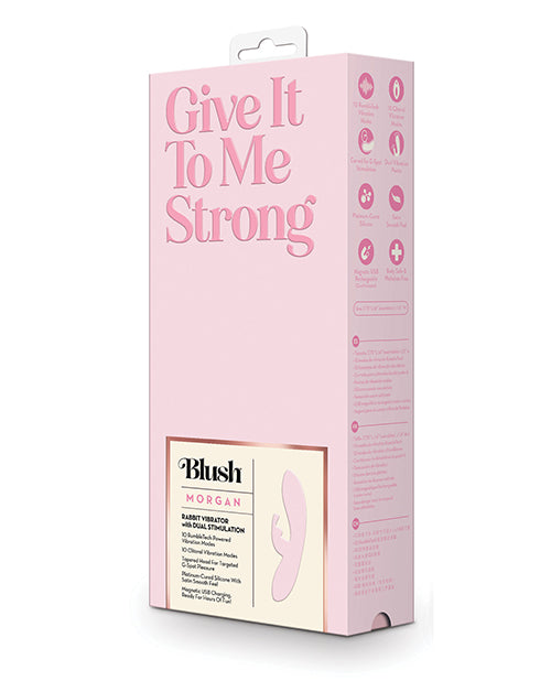 Blush Morgan Rabbit Vibrator - Pink