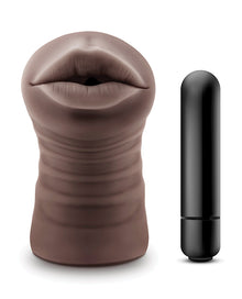  Blush EnLust Mouth Stroker w/Vibrating Bullet - Krystal