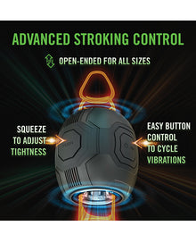  Blush M for Men Dome X Vibrating Masturbator - Black