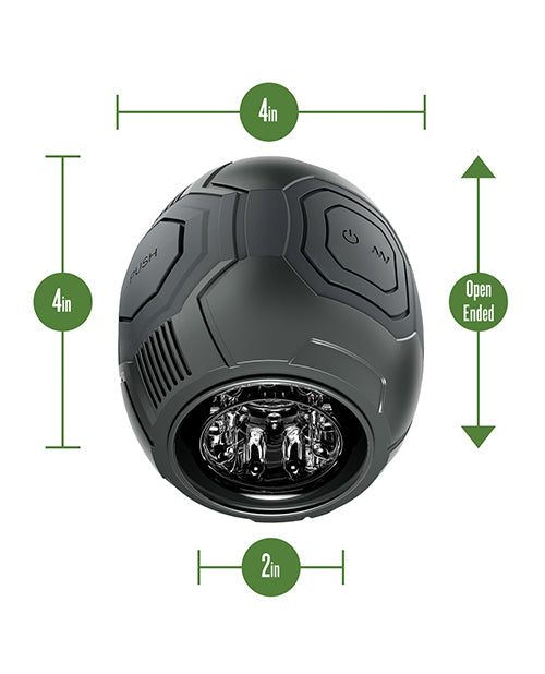 Blush M for Men Dome X Vibrating Masturbator - Black