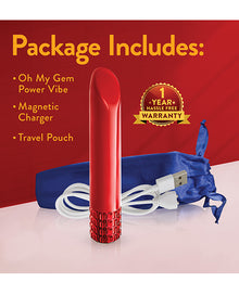  Blush Oh My Gem Desire Bullet - Ruby