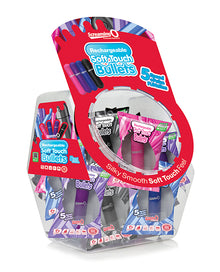  Screaming O Soft Touch Rechargeable Bullets Candy Bowl - Asstd. Colors Bowl of 24