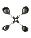 Sei Mio Hog Tied & Satisfied Hog Tie & Cuff Set - Black