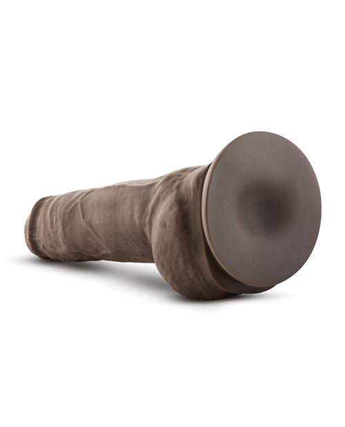 Blush Au Naturel 10" Big Boy Realistic Dildo w/Balls - Chocolate