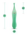 Blush Stella 7 Inch Dual-Ended Clitoral G-Spot Vibrating Wand With Precision Stimulation - Green