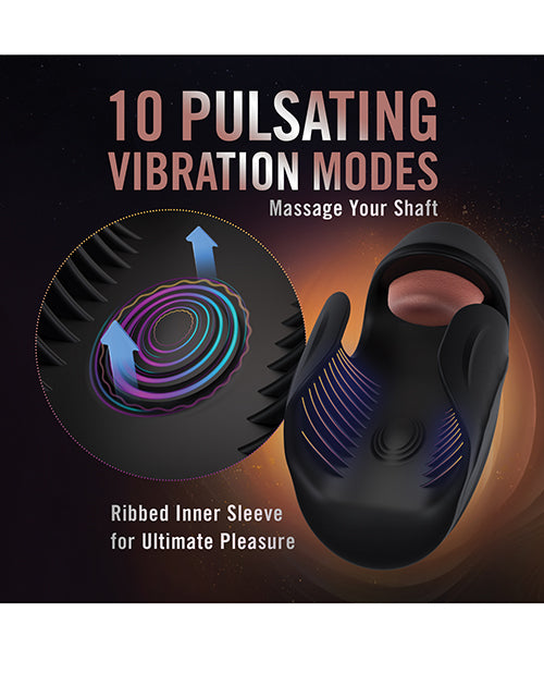 Blush M For Men - Lickety Split - Vibrating Penis Head Stimulator - Black